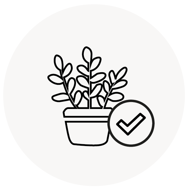 Logo avantages plantes artificielles